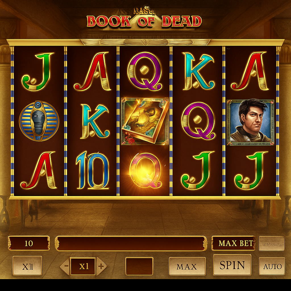 GoldSpin - Book of Dead Slot Game